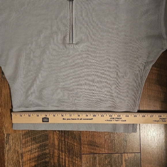 Able New Half-Zip Blue Cropped Sweatshirt Size XS - Picture 12 of 13